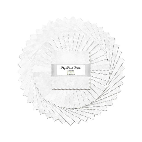 dry brush white, Wilmington 5 Karat Gems Precut Fabric Squares 507