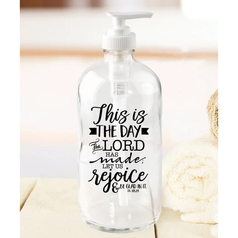 this is the day, Decorative Glass Soap Dispensers 51