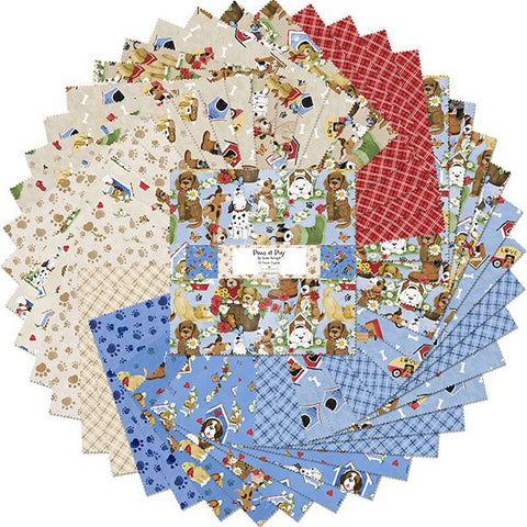 Paws at Play Collection 10 Karat Cotton Fabric Crystals 518-891-518