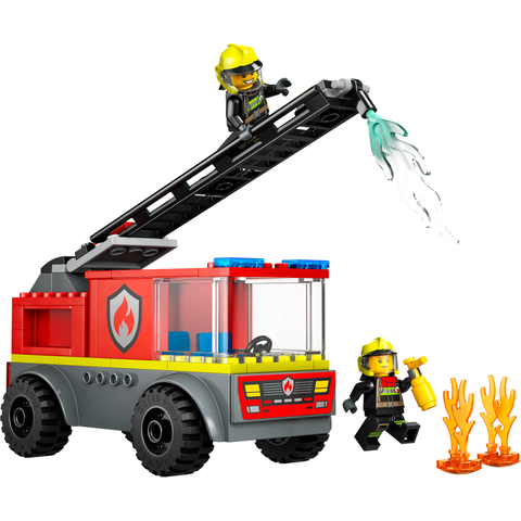 LEGO City Fire Ladder Truck, Firefighter Toy Vehicle Gift for Kids 60463