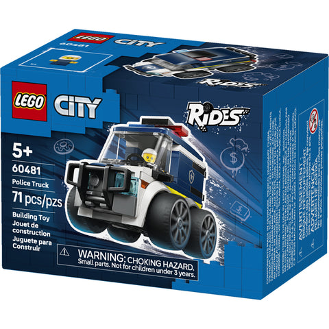 LEGO City Rides � Police Truck Toy Building Set 60481