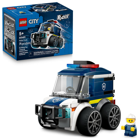 LEGO City Rides � Police Truck Toy Building Set 60481