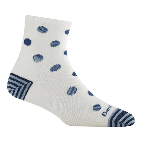 white, Women's Dottie Shorty Lightweight Lifestyle Socks 6103