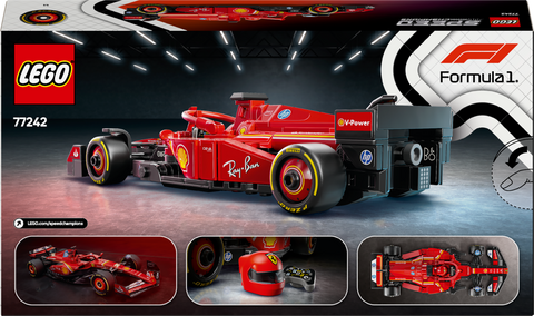 LEGO Speed Champions Ferrari SF-24 F1 Race Car Building Set and Toy Driver 77242