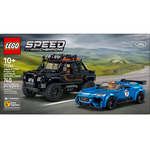 LEGO Speed Champions Jaguar Project 7 & Land Rover Defender 77264