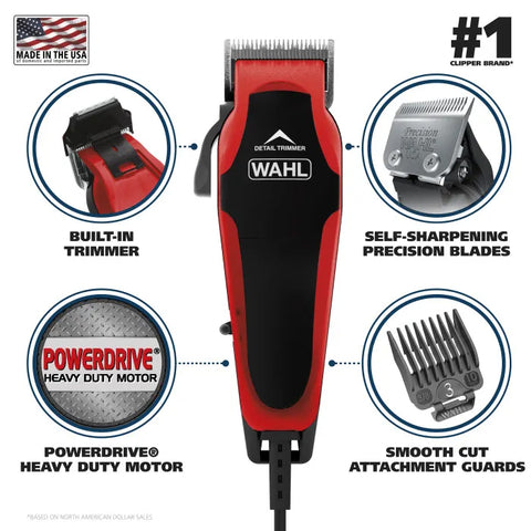 Clip 'N Trim Corded Hair Clipper with Built-in Trimmer, 20 pc 79900-1501P