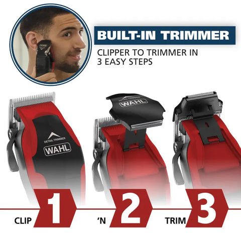 Clip 'N Trim Corded Hair Clipper with Built-in Trimmer, 20 pc 79900-1501P