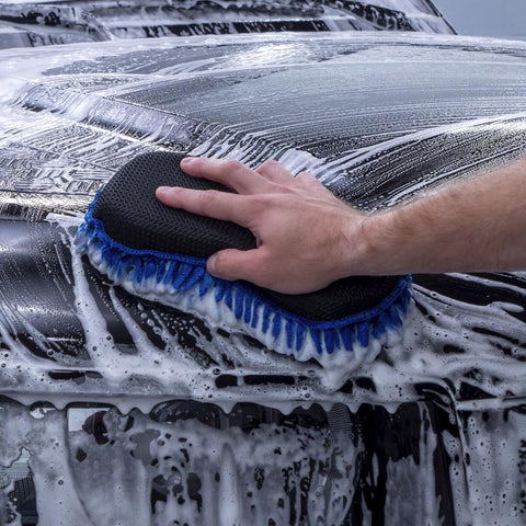 Using Viking blue chenille sponge