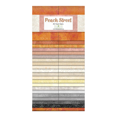 peach street, Pre-cut Cotton Fabric Karat Gems Strips 842