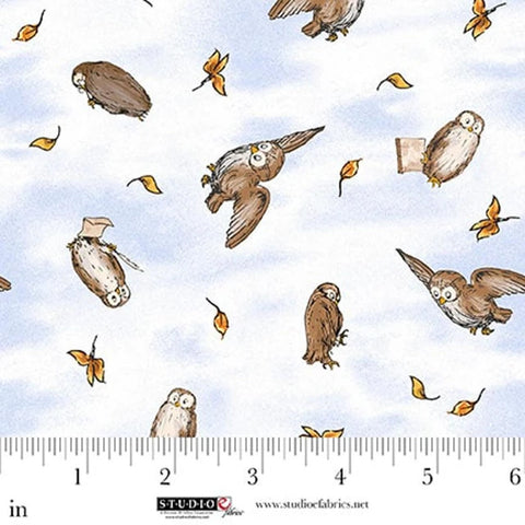 owls, Classic Winnie Collection Cotton Fabric 87