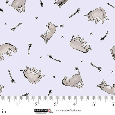 donkey, Classic Winnie Collection Cotton Fabric 87