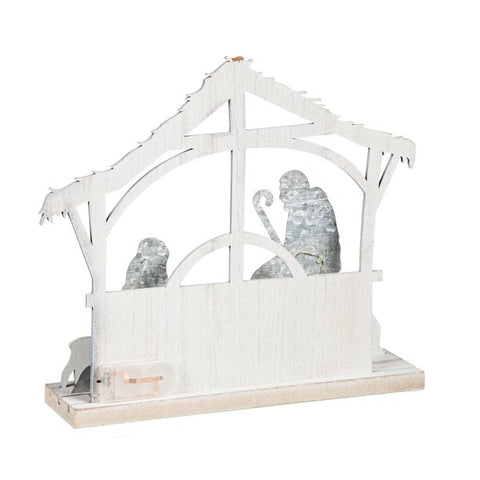 back of nativity set