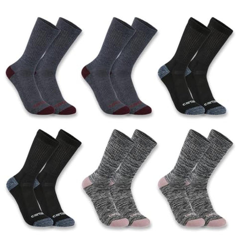 Women's Midweight Crew Sock 6-Pack SC1156W
