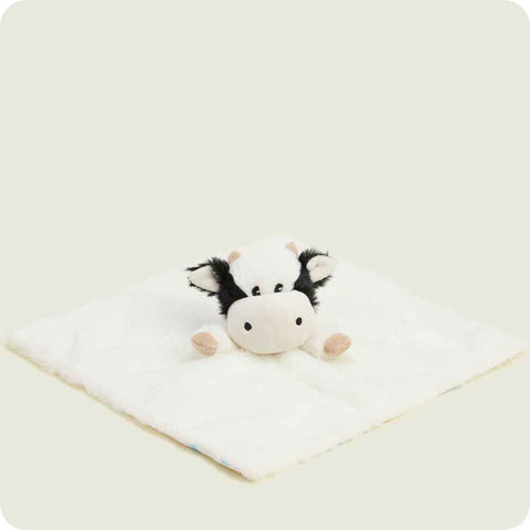 Warmies Cow Lovey Blanket spread out
