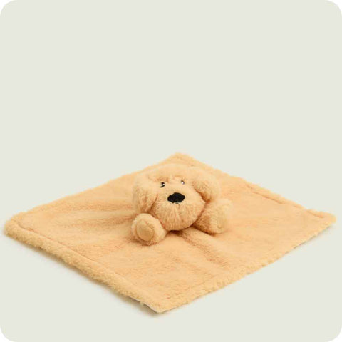 Warmies Golden Dog Lovey Blanket spread out