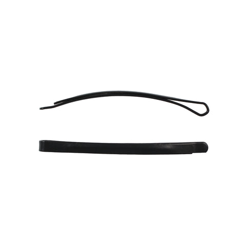Black 1.5-inch Flat Wide Bobby Pins