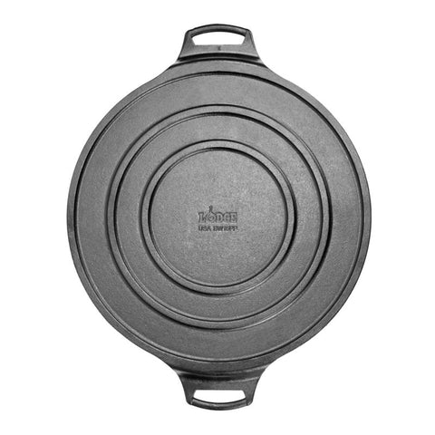 Lodge Cast Iron Pizza Pan bottom