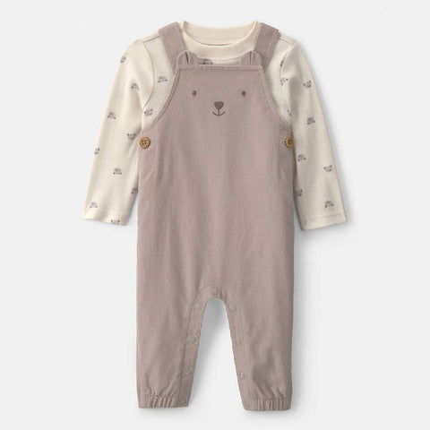 Baby Boy 2-Piece Long Sleeve Overall & Top Set 1W081510