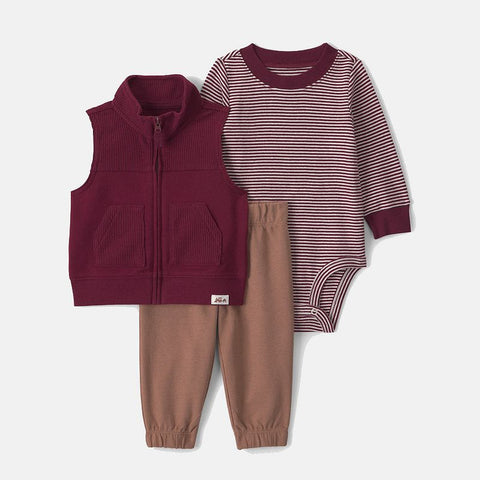 Baby Boy's 3-Piece Corduroy Layering Set 1W091410