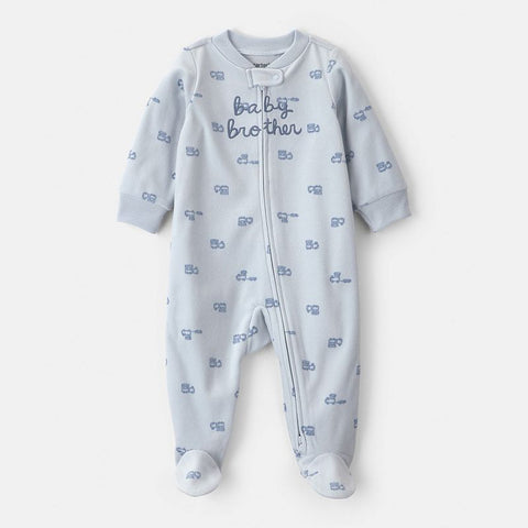 Baby Boy's Fleece 2-Way Zip Sleep & Play Pajamas 1W112410