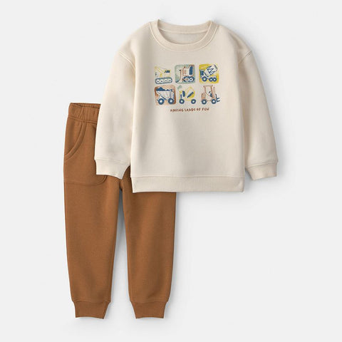 Baby Boys' 2-Piece Fleece Top & Pants Set 1V962110