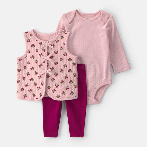 Baby Girls's 3-Piece Floral Layering Set 3W043810