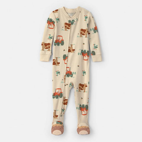 Baby & Toddler Boy's Snug Fit Footed Pajamas 1W135610