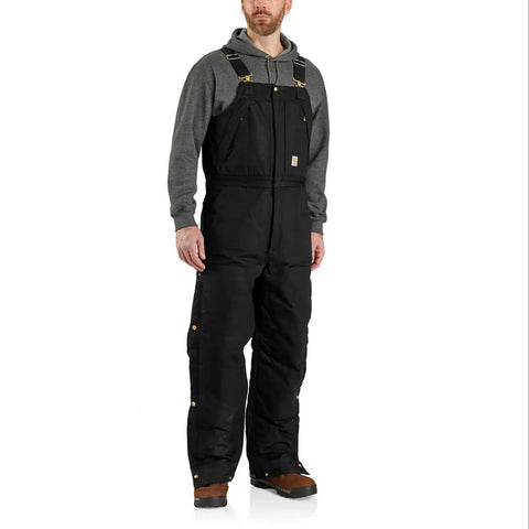 Men's Big and Tall Loose Fit Firm Duck Extreme Warmth Rating Bibs-Coveralls 106682