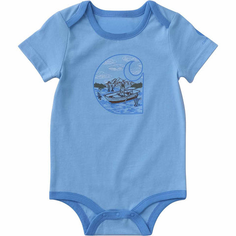 Boys' Short Sleeve Fishing Bodysuit CA6826