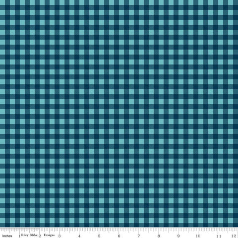 navy, A Perfect Winter Collection Plaid Cotton Fabric C17996