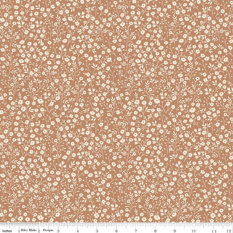 suede, Harvest on the Prairie Collection Ditsy Print Cotton Fabric C18283