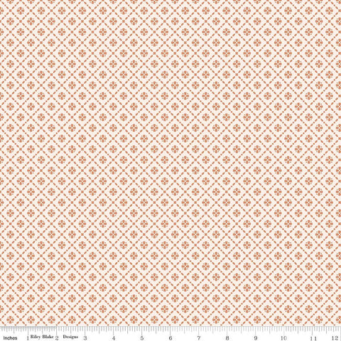 suede, Harvest on the Prairie Collection Floral Geo Print Cotton Fabric C18287