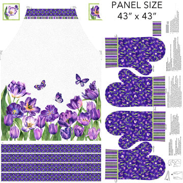Tulip Garden Collection Canvas Panel C28492-10