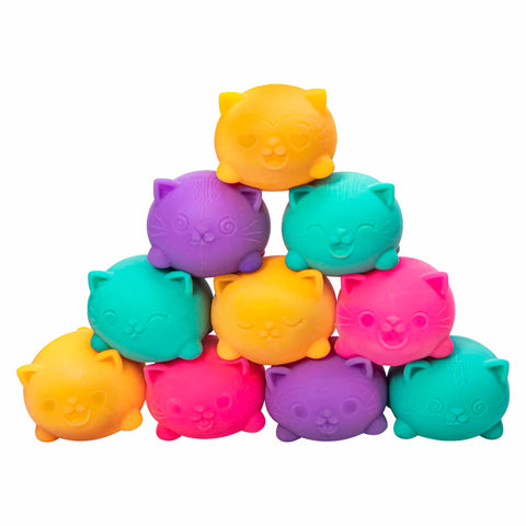 Teenie NeeDoh Cool Cats in stack