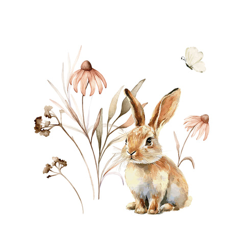 Printed Bunny Handkerchiefs Set of 3 CH1515