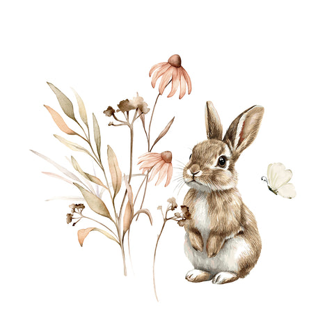 Printed Bunny Handkerchiefs Set of 3 CH1515