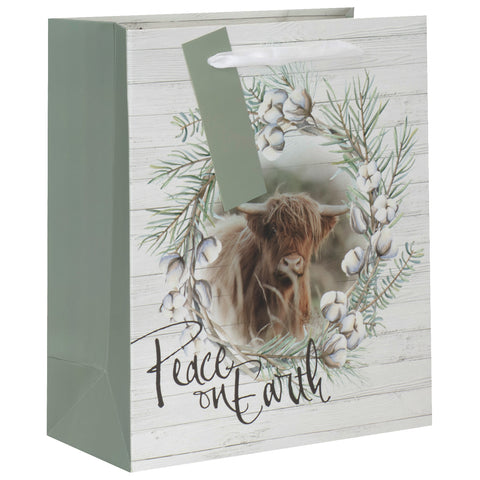 medium, Highland Cow Gift Bag CH