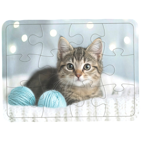 Cozy Kitten 12-Piece Frame Tray Puzzle CH8604