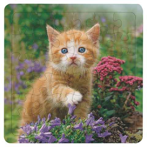 Inquisitive Kitten 36-Piece Frame Tray Puzzle CH8624