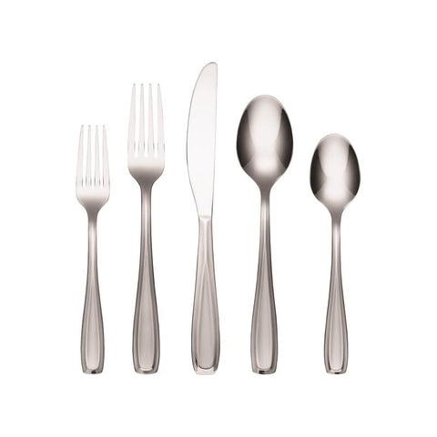 Cambridge Waylen Flatware Set 426920CSLG12 displayed with only 5-piece place setting