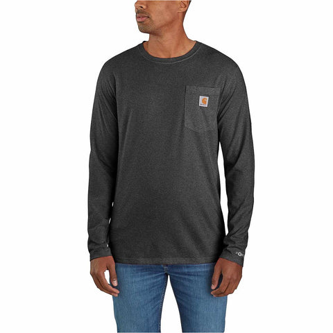 Men's Carhartt Force Relaxed Fit Midweight Pocket Long Sleeve T-Shirt 106656
