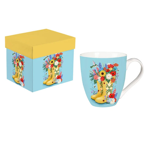 Ceramic Floral Boots Coffee Cup CODT33JAV