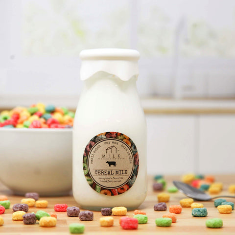 Cereal Milk scent Milk Bottle Candle
