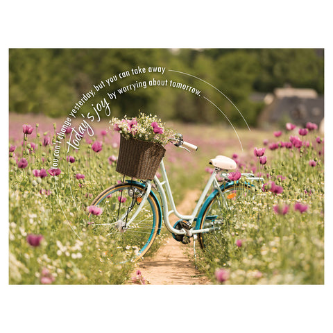 Flower Field Bicycle 500-Piece Puzzle CH8666