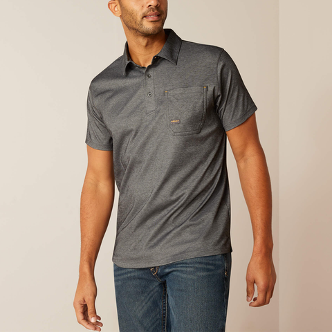 Charcoal Men's Rebar Foreman Polo 10048617