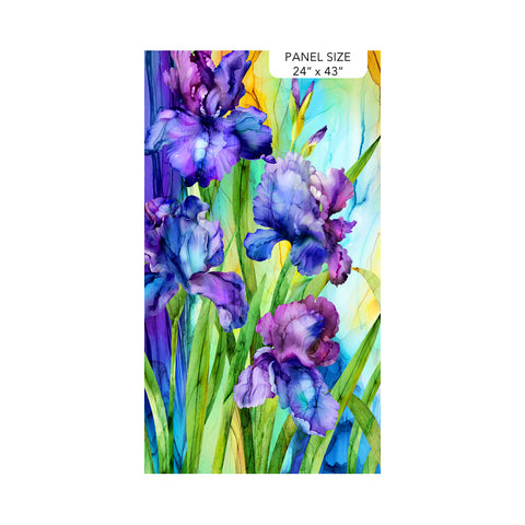 Infatuation Iris Collection Cotton Craft Panel DP28610-84