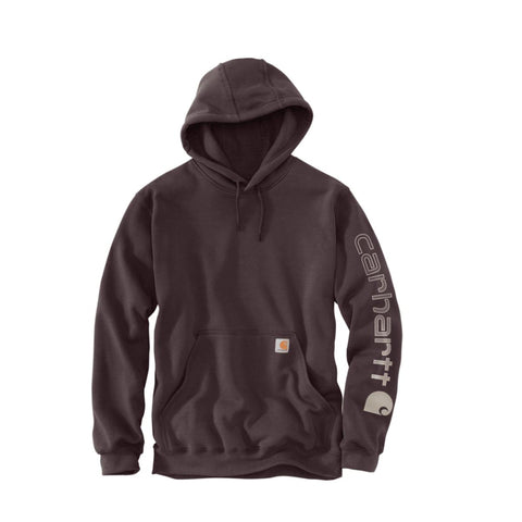 Dark Sepia Men's Midweight Logo Hoodie K288