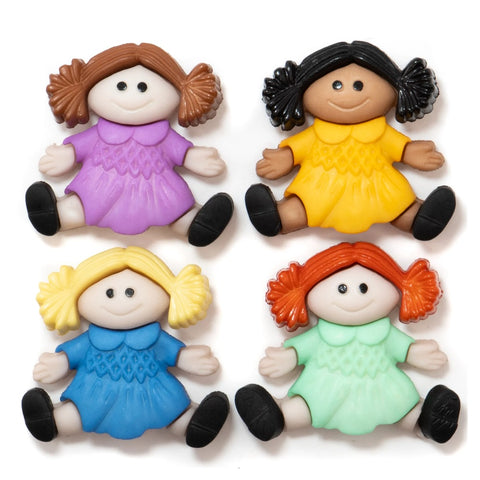 Dress It Up dolls of the world buttons