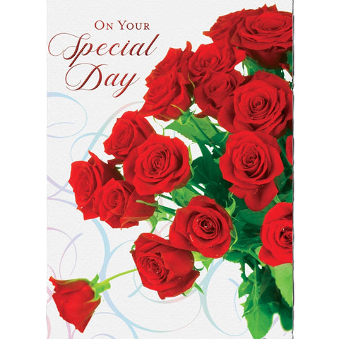 Blessings on your Wedding Day card design 1 front