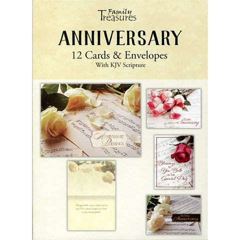 Roses Anniversary Boxed Cards FT22595